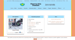 Desktop Screenshot of os-domzale.si