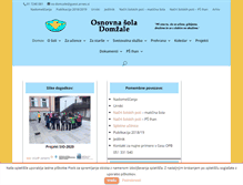 Tablet Screenshot of os-domzale.si